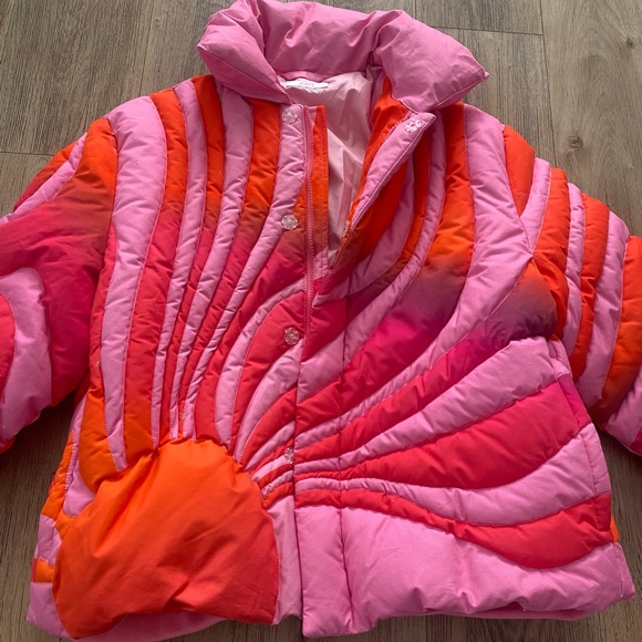 ERL Pink Sunset Down Jacket ❤️New❤️ - Picture 12 of 15